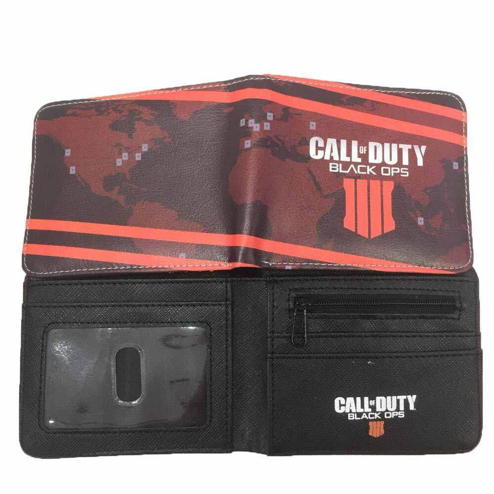 Caracteres de anime Wallet Calls Dutys, couro PU fino e dobrável