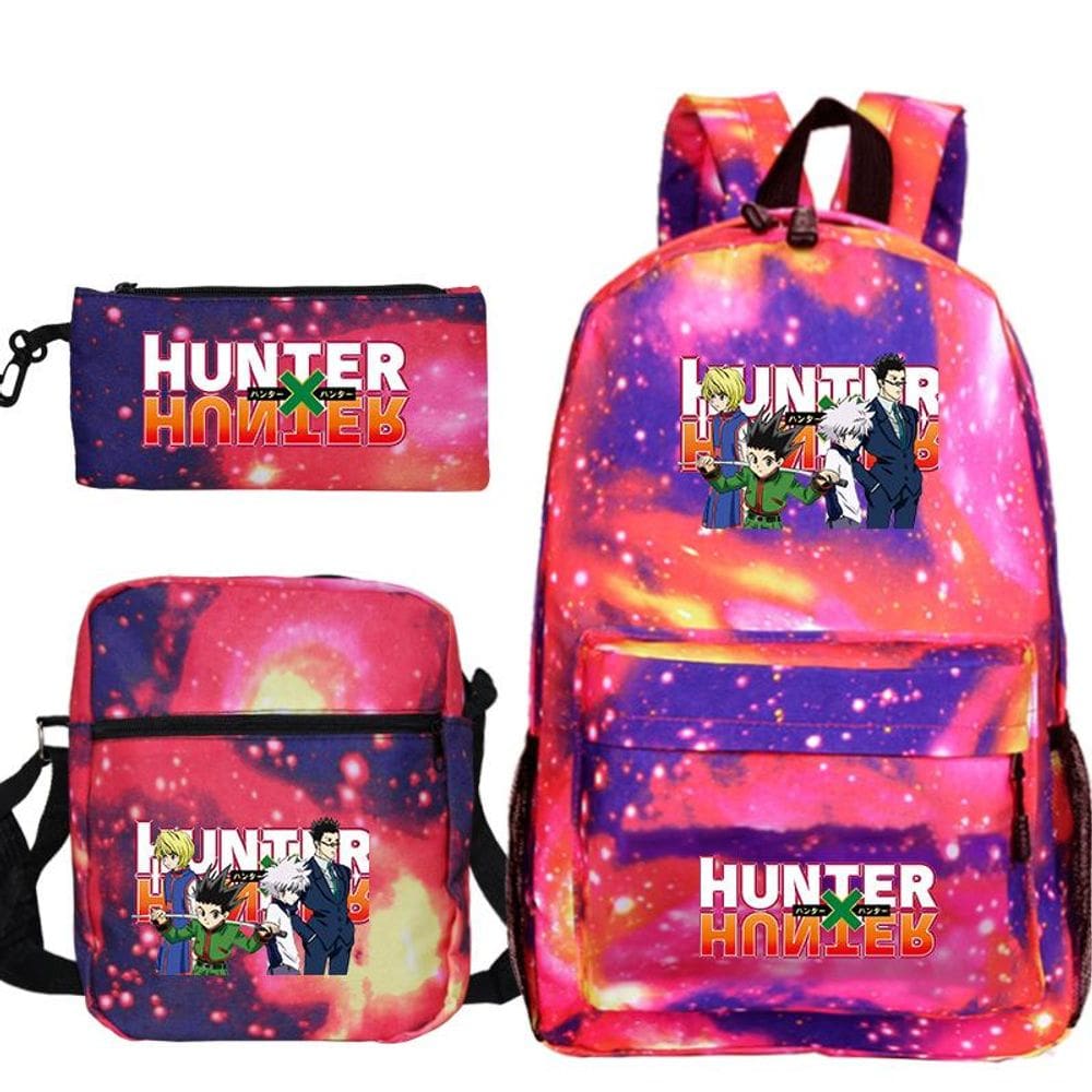 Conjunto de mochilas Hunters Hunterss Satchel Mochila escolar de poliéster