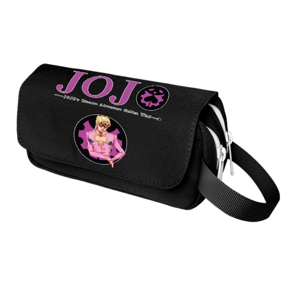 Estojo de lápis Jojos Bizarres Adventures Bolsa de lona portátil