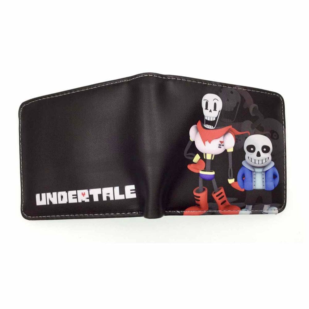 Carteira Undertales Sans Papyrus Anime Characters Slim BiFold