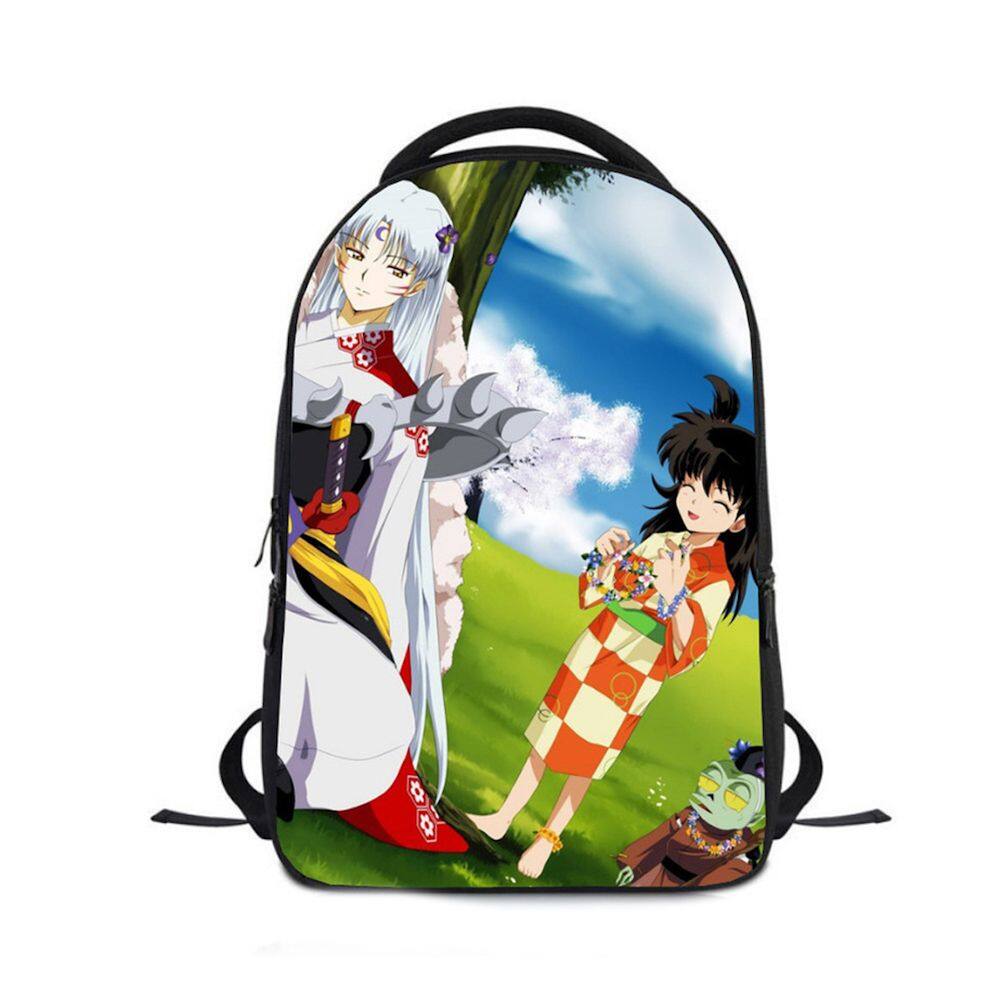 Mochila Inuyashas Kids School Bag 3D Print Poliéster 300g