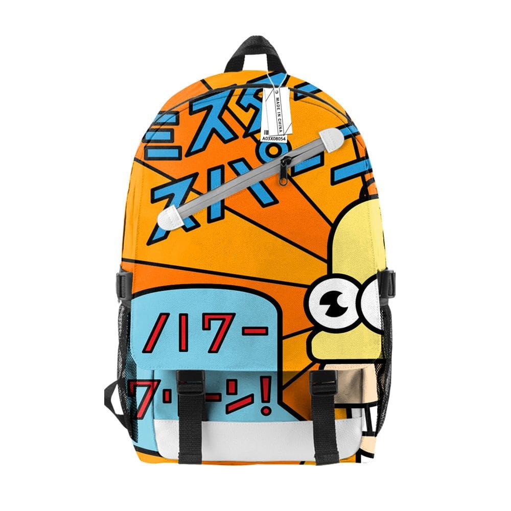 Mochila escolar de anime Simpsons para estudante