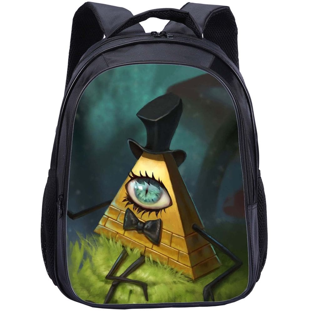 Mochila escolar Gravitys Falls Anime Oxford Cloth 30x13x40cm