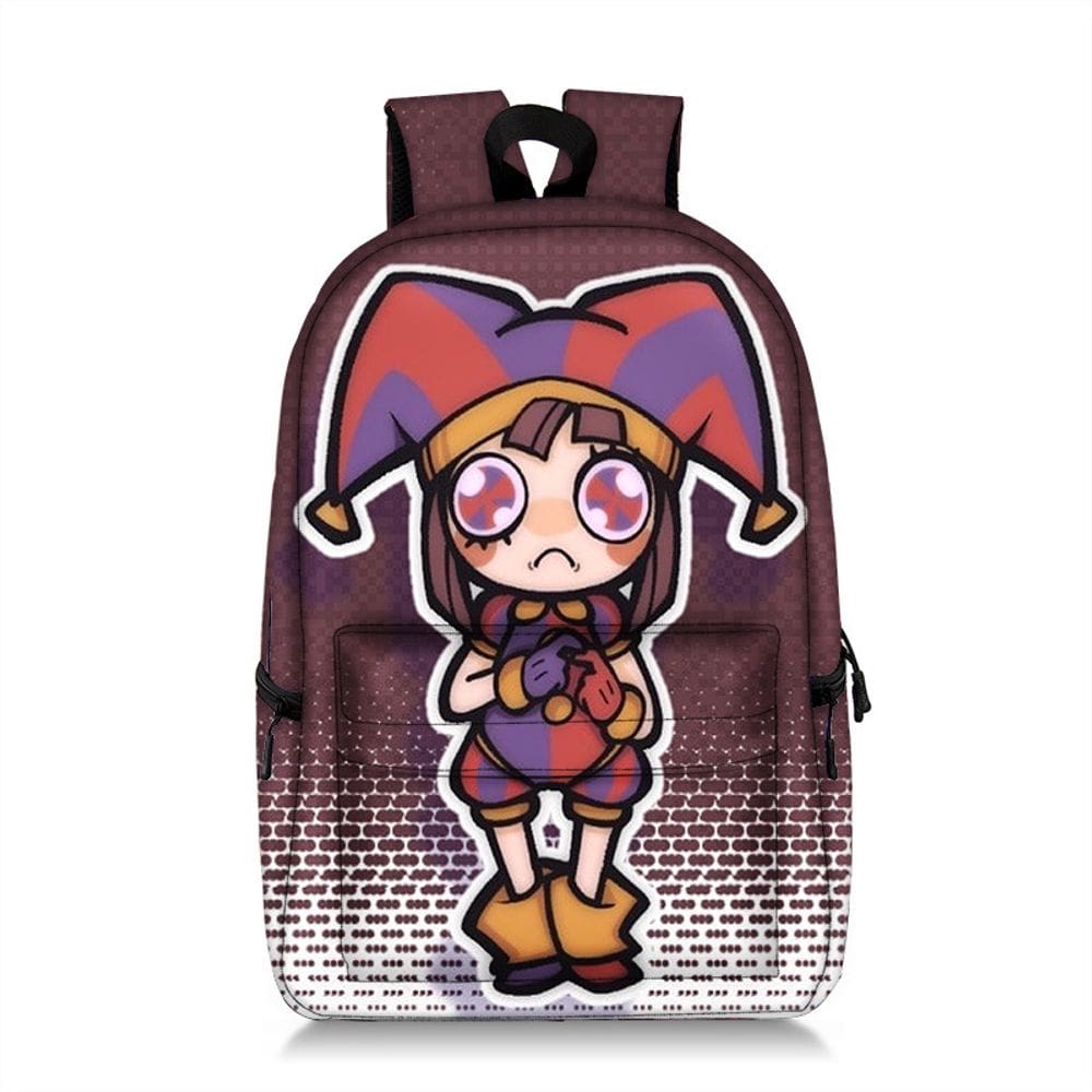Mochila Clowns Anime School Polyester 28x14x47cm para estudante