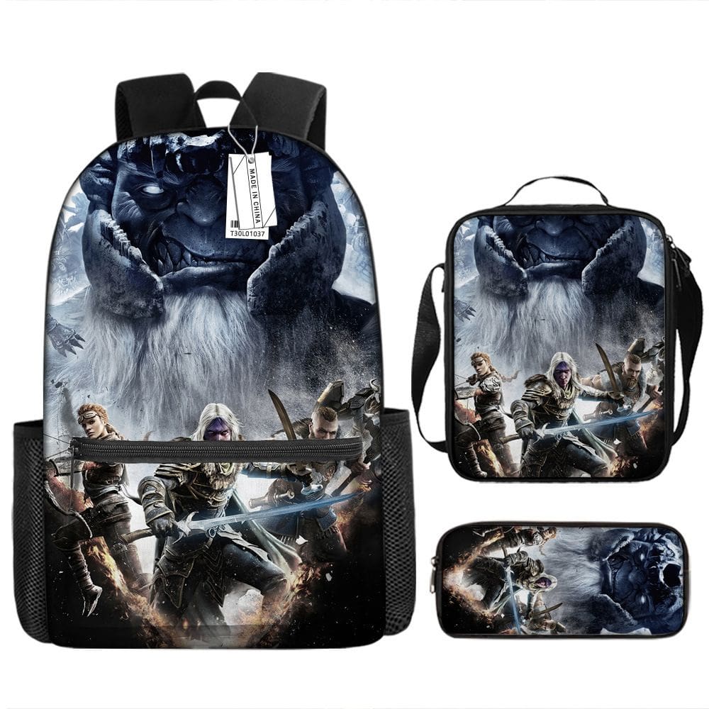Conjunto de mochilas Dungeons And Dragons Anime School, 3 unidades/lote