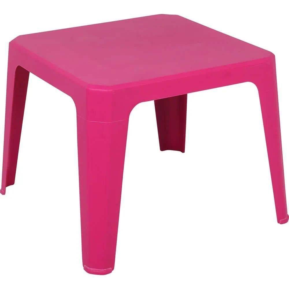 Mesa Play Infantil 61 x 46cm Rosa BEL