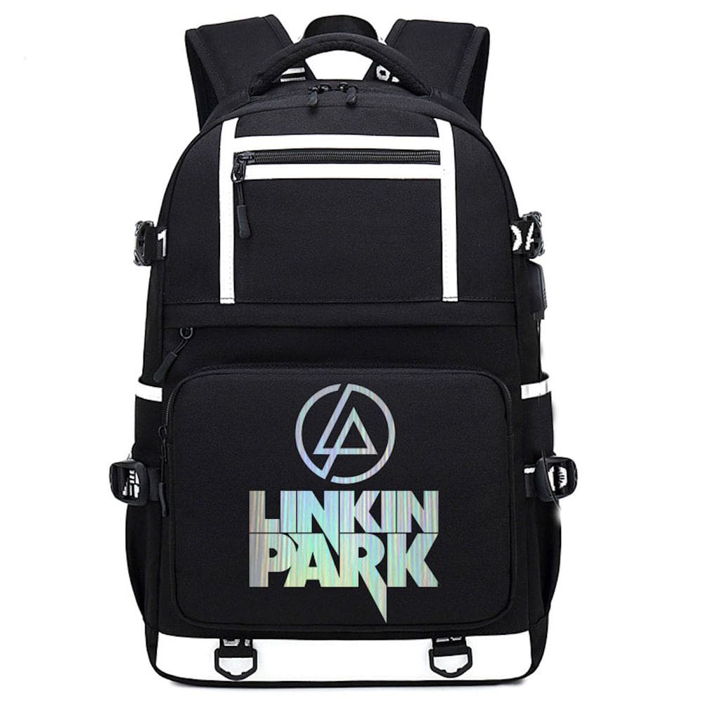 Mochila Linkin Park Anime School Bag Cartoon Student