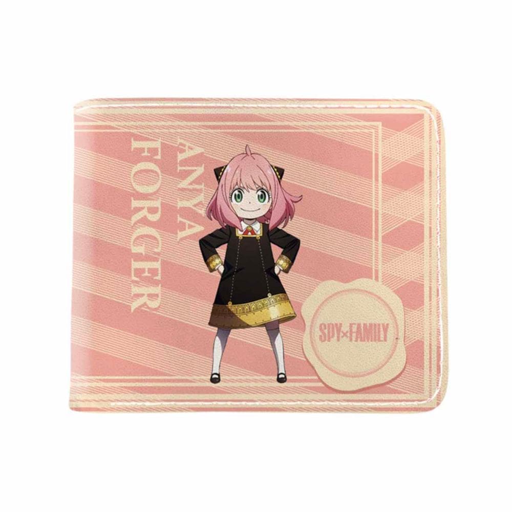 Wallet Spys Family Anyas Forgers Personagens de anime Slim Bifold