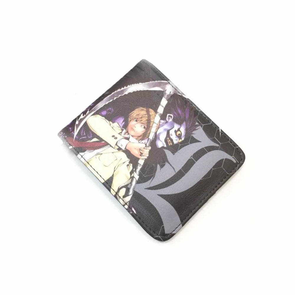 Wallet Deaths Notes Yagamis Lights Personagens de anime Slim BiF