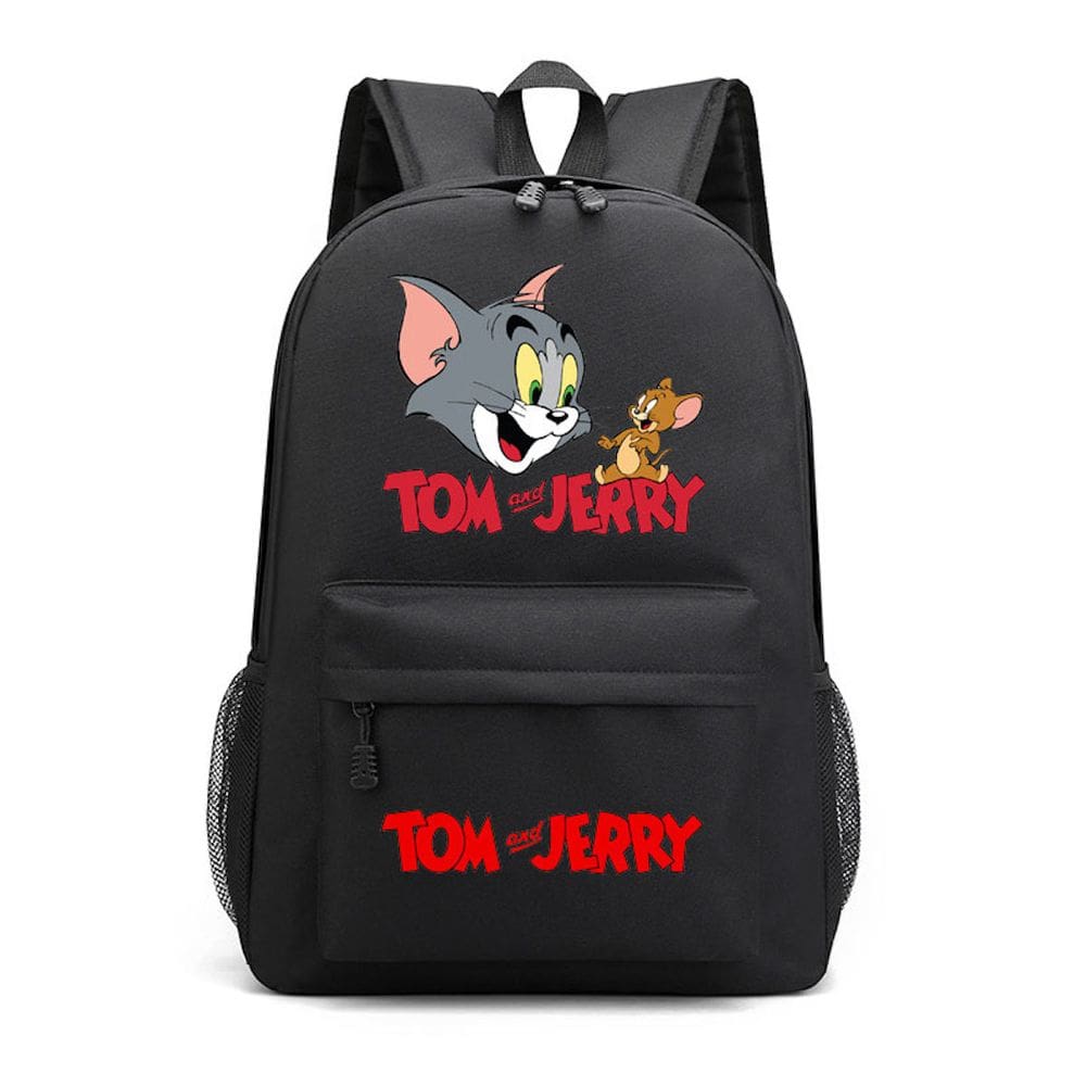 Mochila escolar Tom and Jerry Cartoon Kids Oxford 29x14x40cm