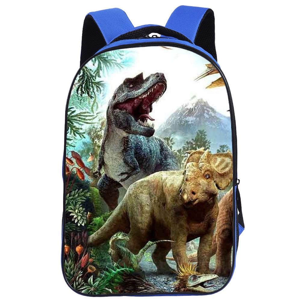 Mochila escolar Dinosaur Anime Oxford Cloth para crianças
