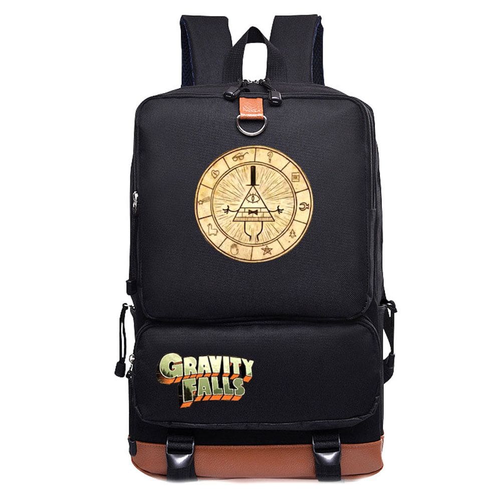 Mochila escolar de anime Gravitys Falls para meninos e meninas adolescentes