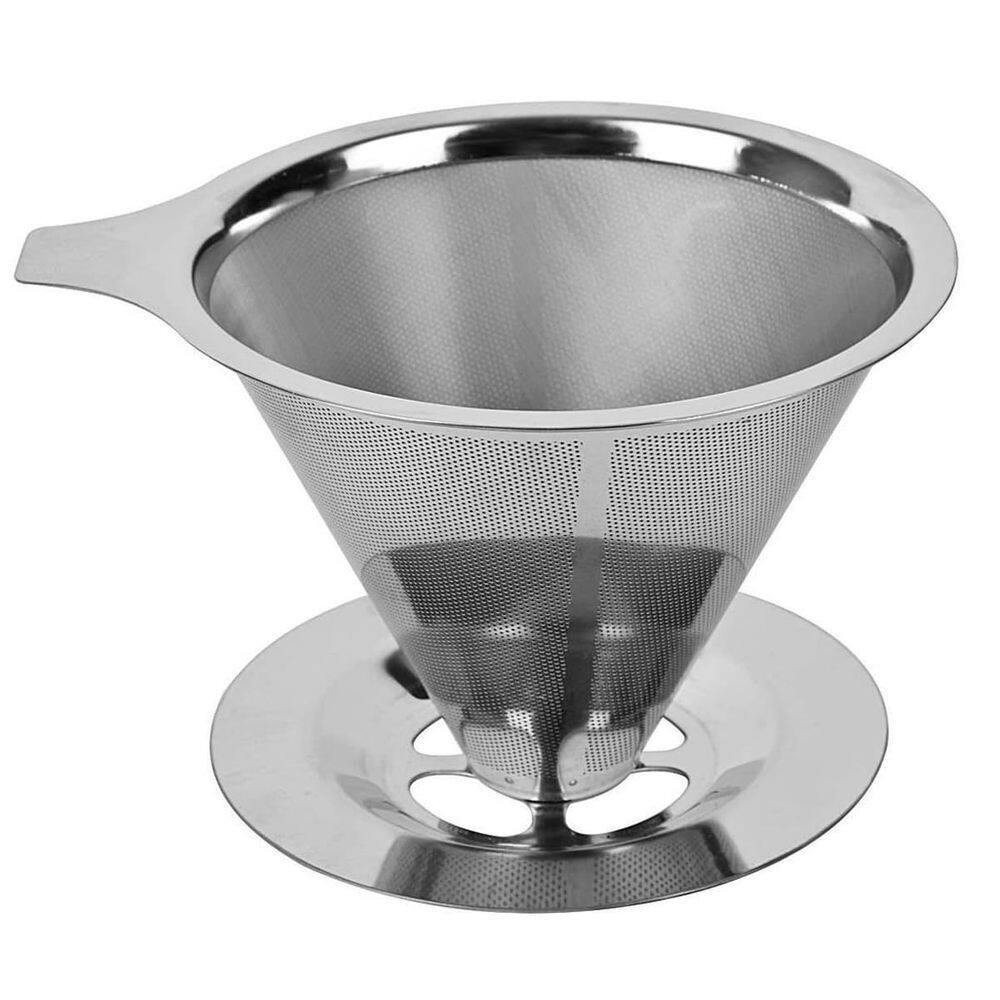 Filtro De Café Coador Em Aço Inox Premium Pequeno Top Chef