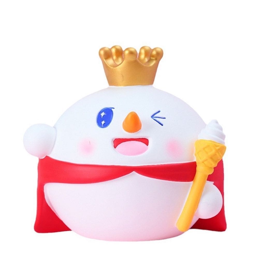 Resina Piggy Bank Cute King para crianças 15,7 x 13,6 x 15,3 cm 310 g