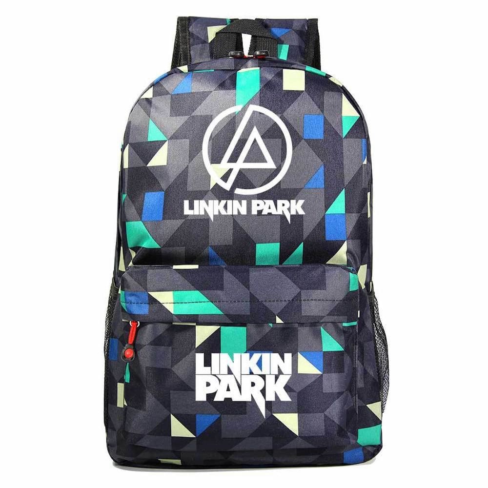 Mochila Links Parks Kids School Mochila com impressão 3D Oxford 490g