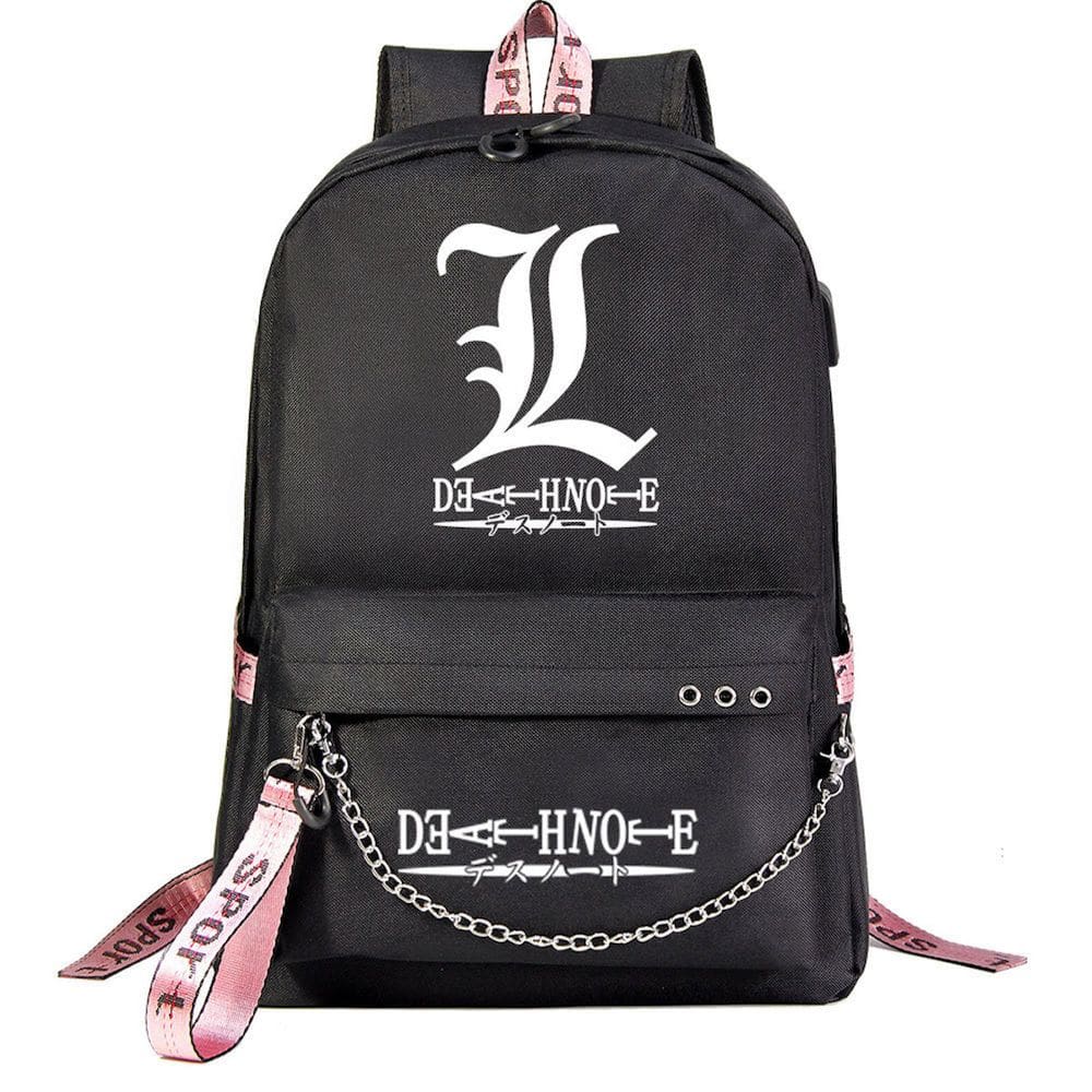 Mochila escolar Deaths Notes Anime Oxford Cloth 32x15x45cm