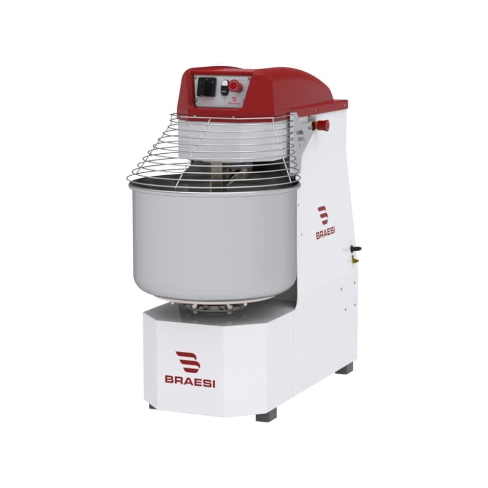 Amassadeira Espiral 60kg Industrial 2 Velocidades Trifásico 220t Aes-60/1 g3 - Braesi B18478