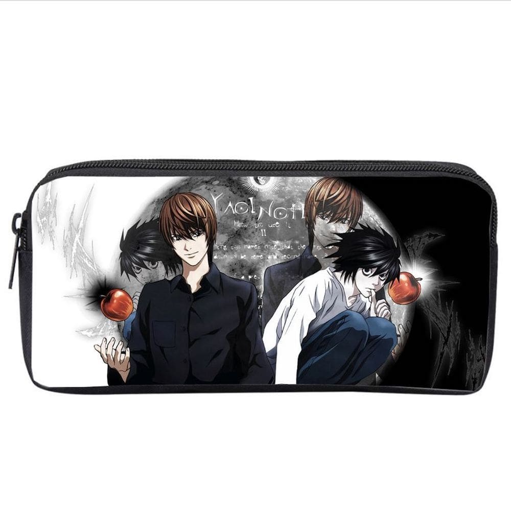 Estojo de lápis Deaths Notes, caixa de papelaria, anime de desenho animado