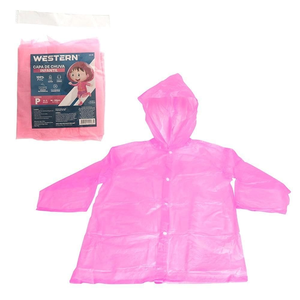 MP - Capa De Chuva Pla stica Western C Capuz