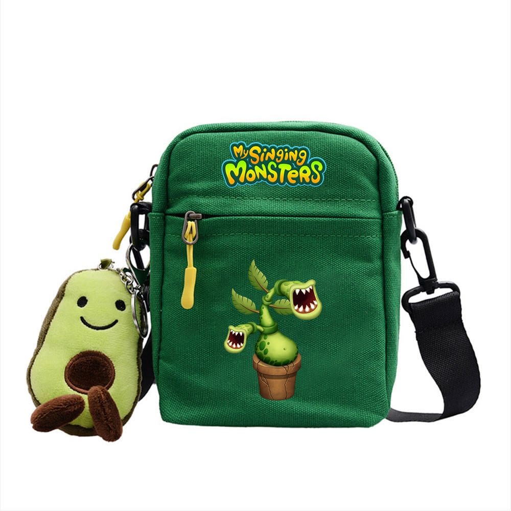 Bolsa Messenger Mys Singings Monsters Anime Canvas Shoulder B