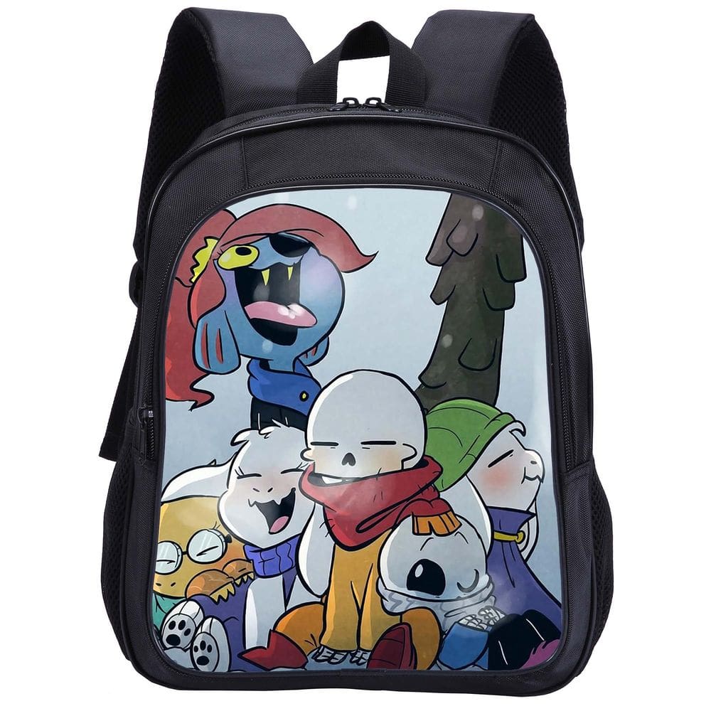 Mochila Undertales Anime School Bag 26x14x33cm Oxford