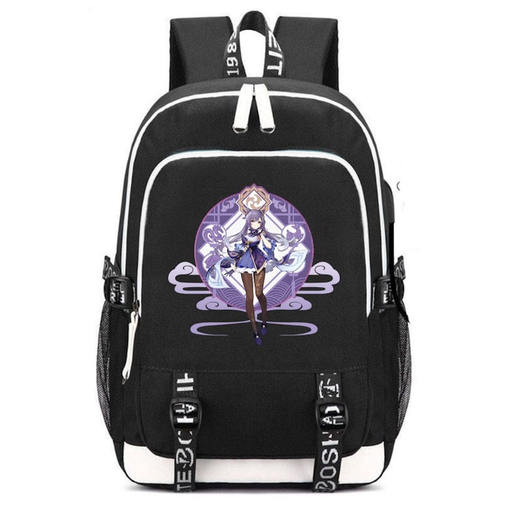 Mochila escolar Genshins Impactss Anime para crianças