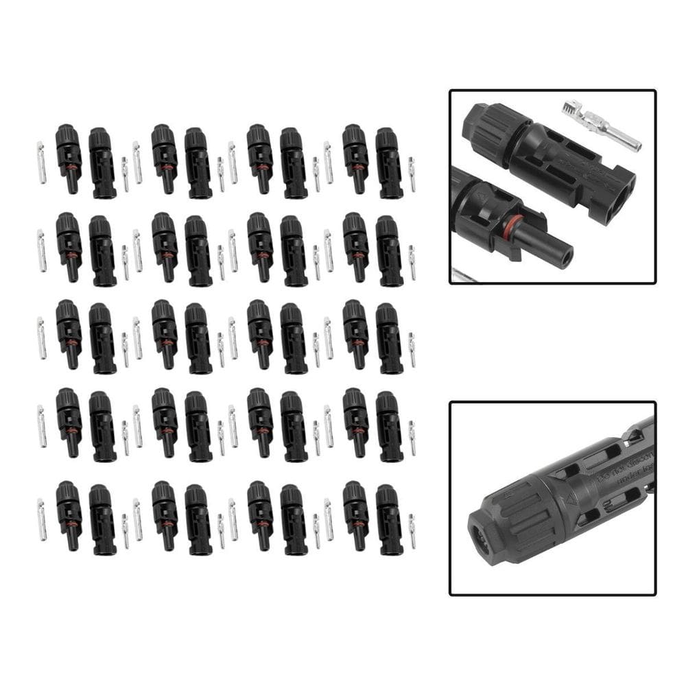 Kit 20 Pares De Conectores Mc4 Para Sistemas Fotovoltaico