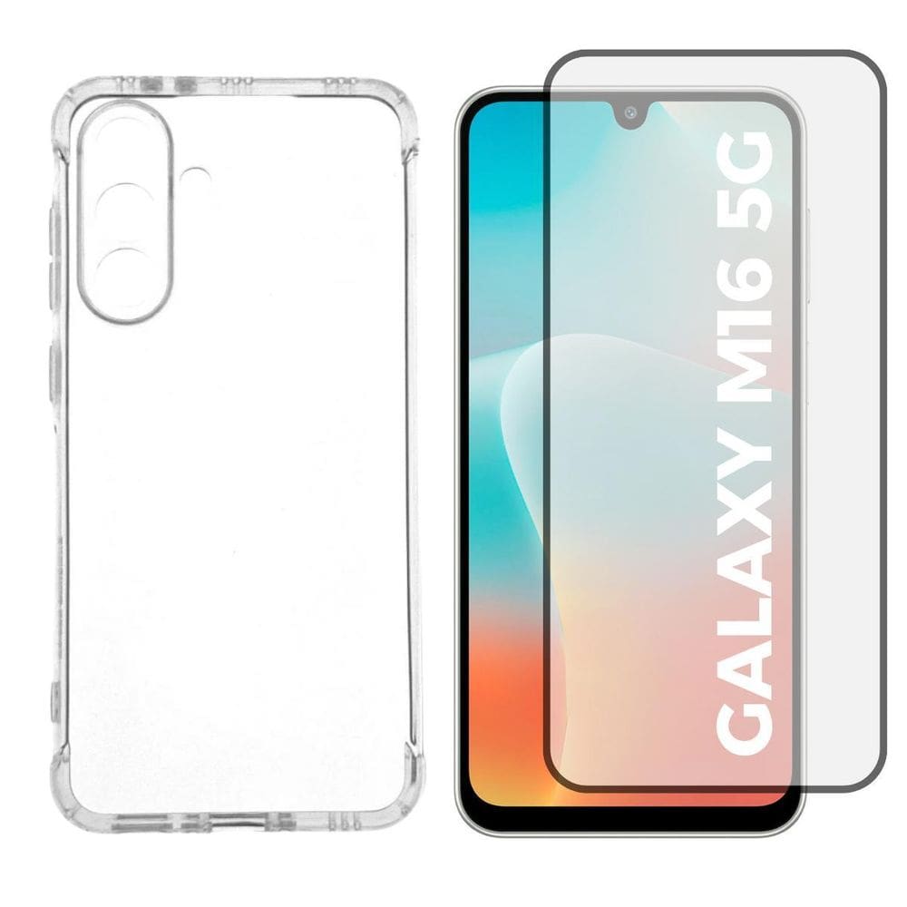 Capa Capinha + Película Vidro Compatível Para Galaxy M16 5G