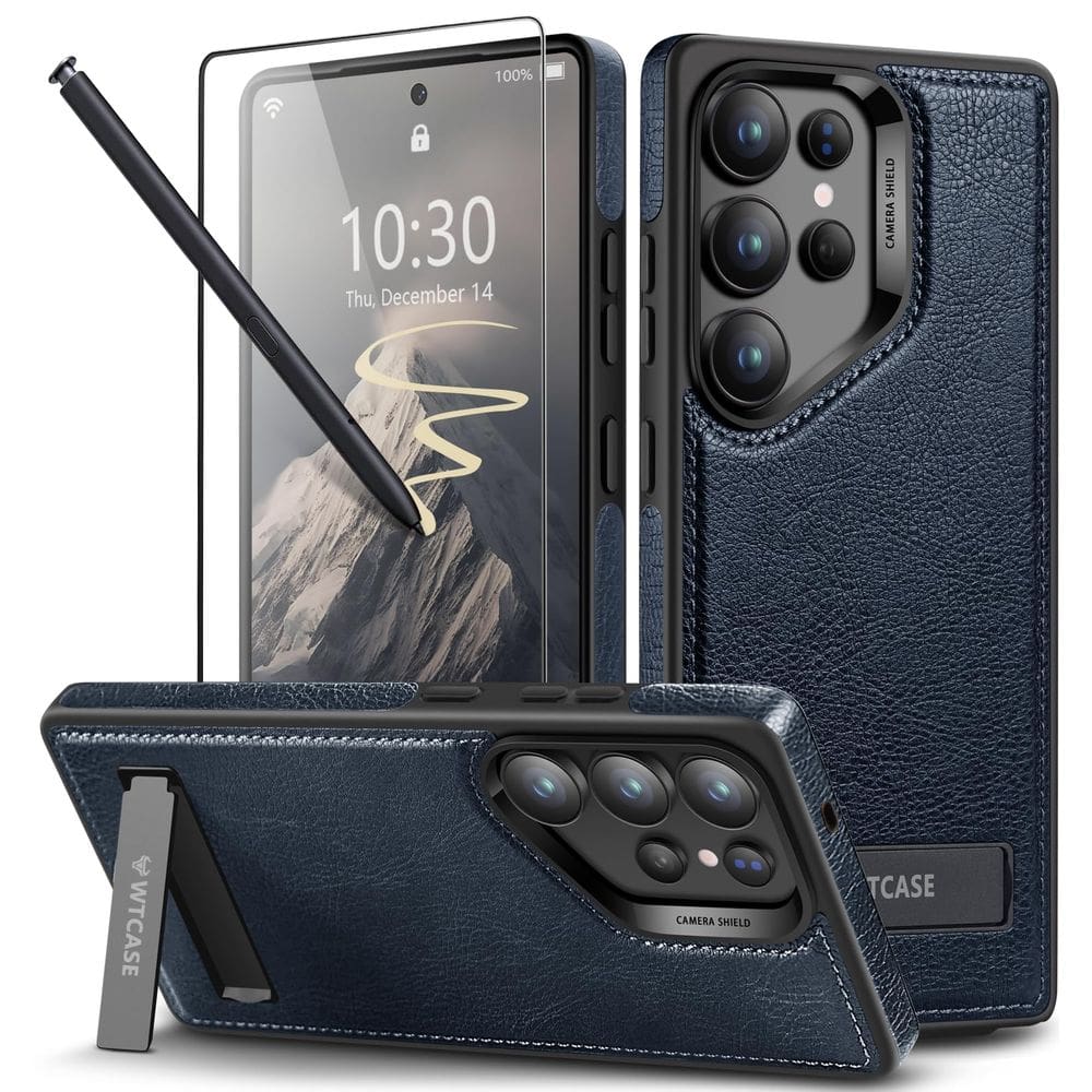 Capa de telefone WTCASE Strong Magnetic Leather para Samsung S25 Ultra