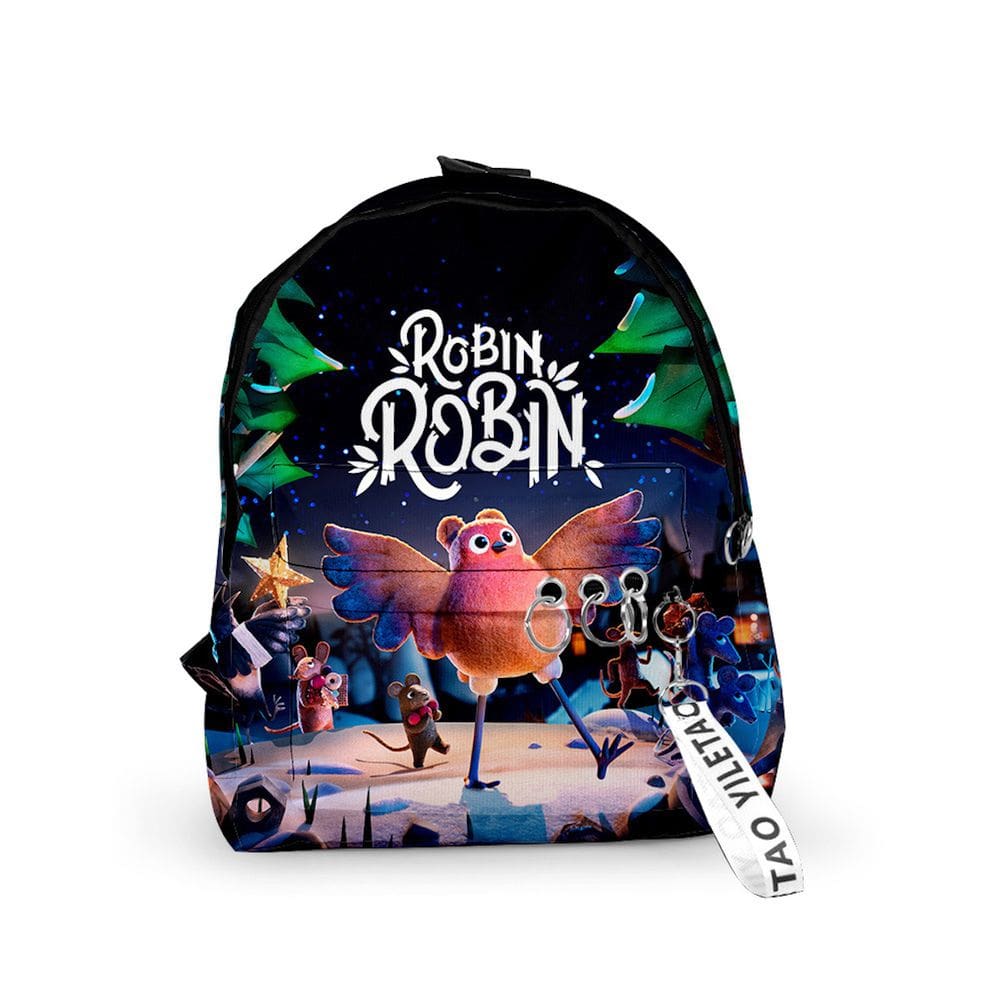 Mochila Robins Robins Cartoon Kids School Anime 29x15x35cm