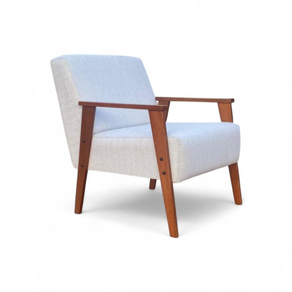 Poltrona Finlandia Linho Prata Conlflex Prata