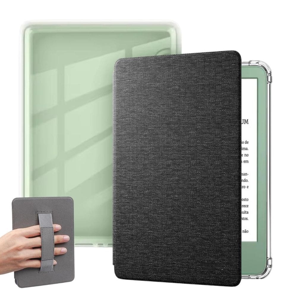 Capa Tecido Acrílico Com Alça Para Kindle 12 Geração Rs23Cv