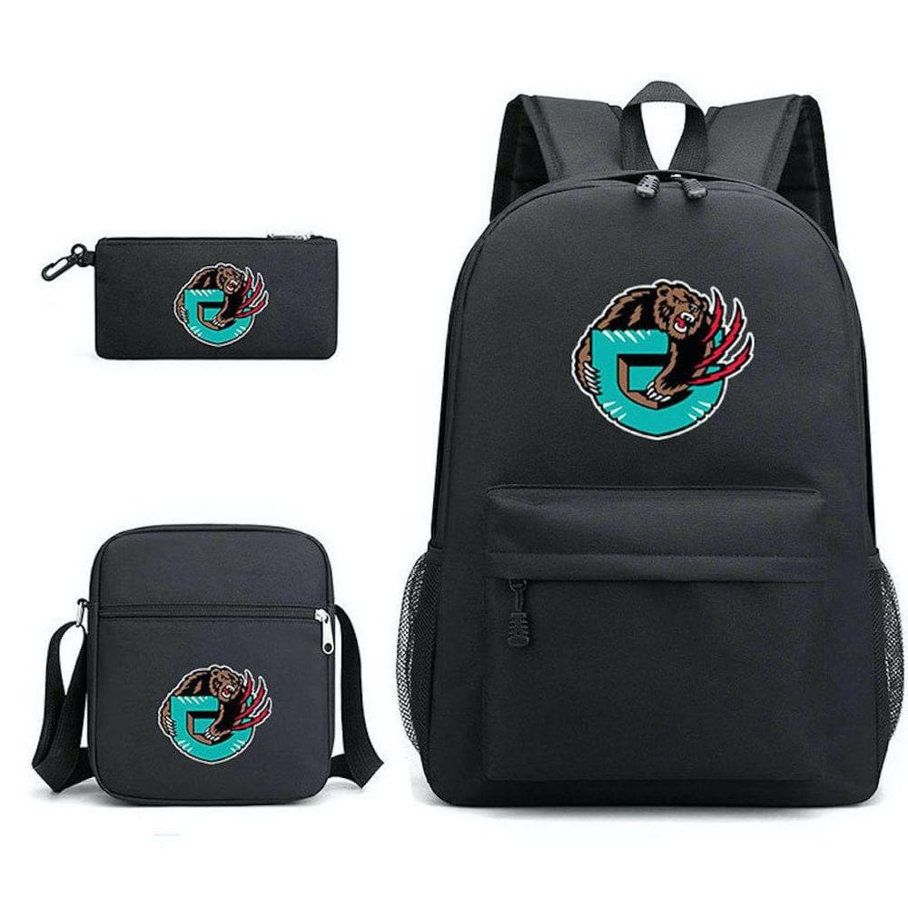Conjunto de mochilas escolares Basketball Star Memphis Grizzlies, 3 unidades