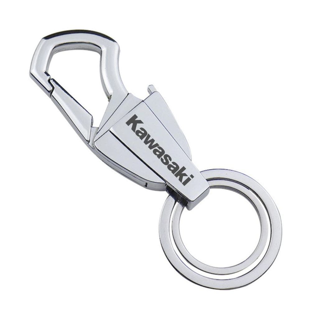 Chaveiro Para Kawasaki Prata Cromado Ninja 650, 400 - J