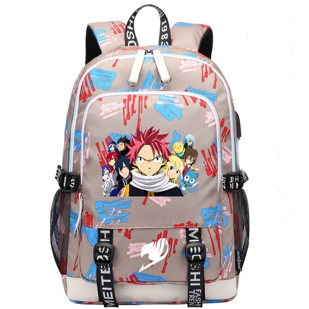 Mochila escolar Fairys Tails Anime para crianças
