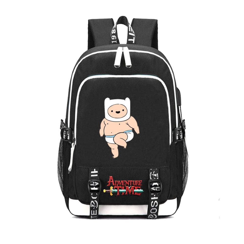 Mochila escolar de anime Adventure Times 30x15x44cm