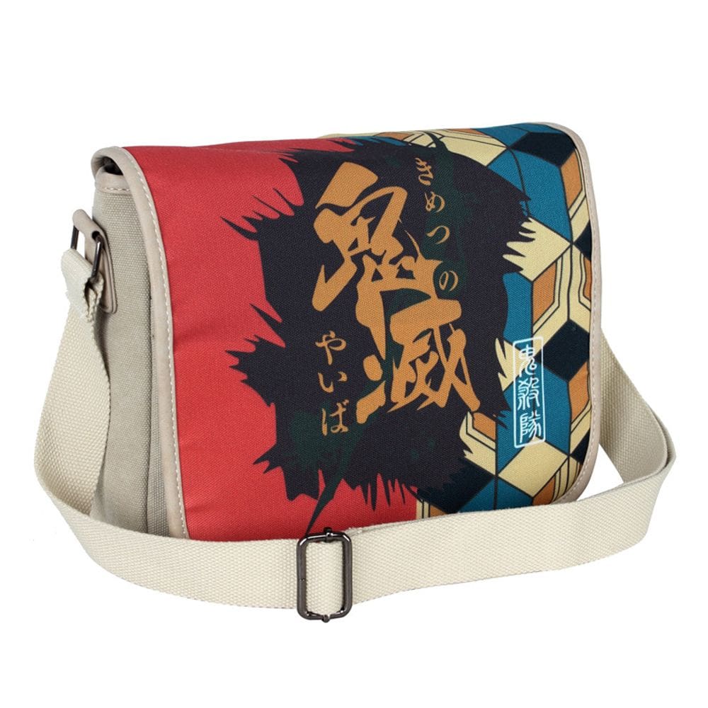 Bolsa Messenger Demons Slayers Tomiokas Giyuus Anime Canvas
