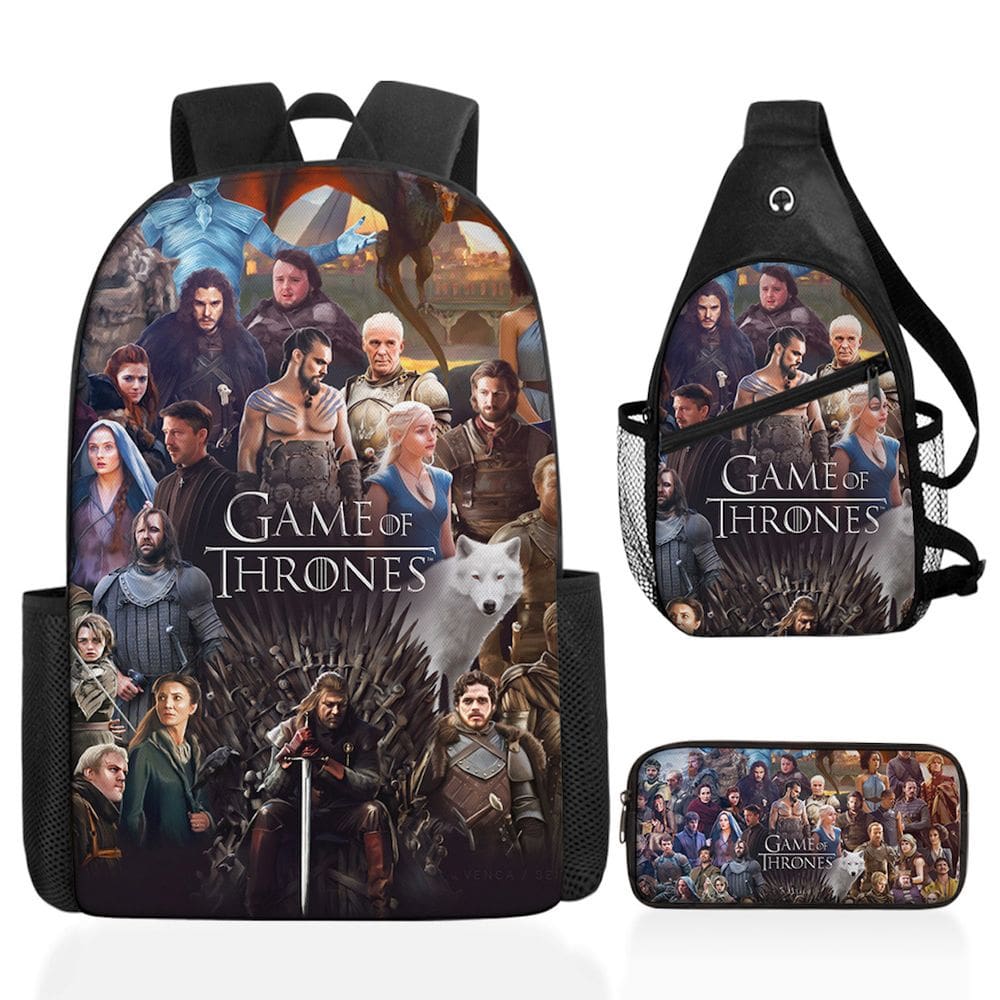 Conjunto de mochilas escolares Games Of Thrones Daenery, 3 unidades