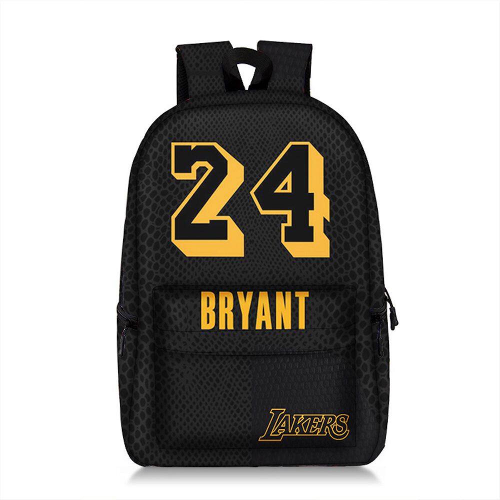 Mochila Kobes Bryants Cartoon Kids School Canvas 28x14x47cm
