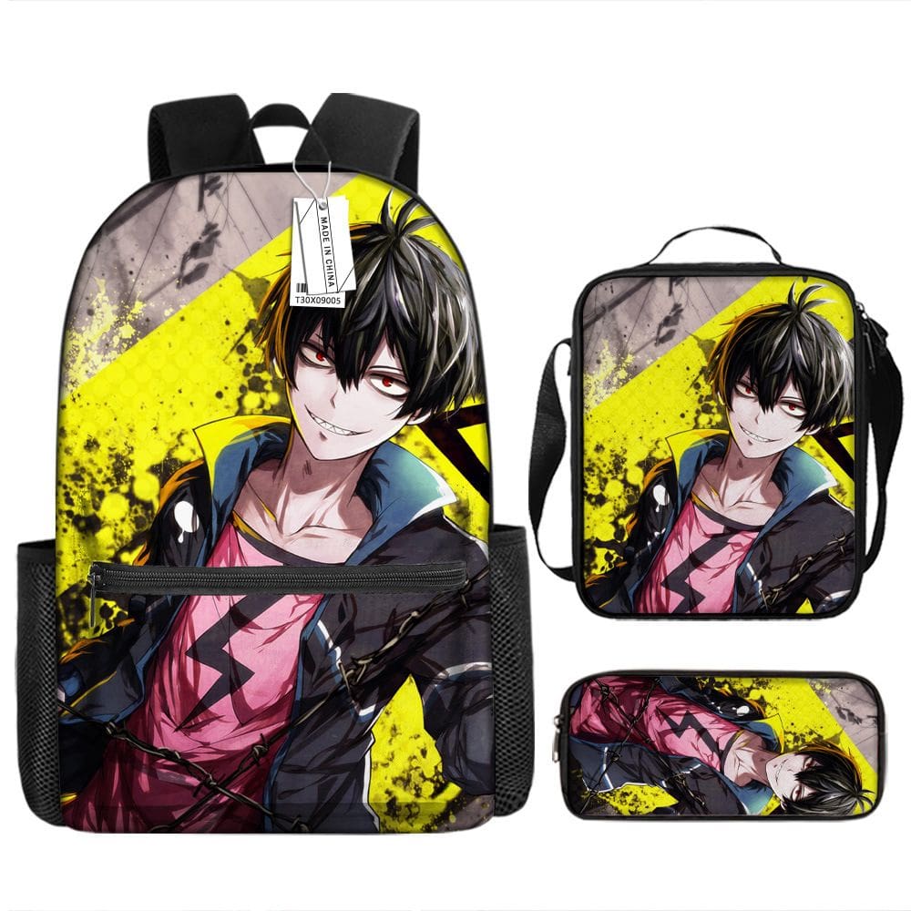 Conjunto de mochilas Bloods Lads Anime School, 3 unidades/lote para crianças