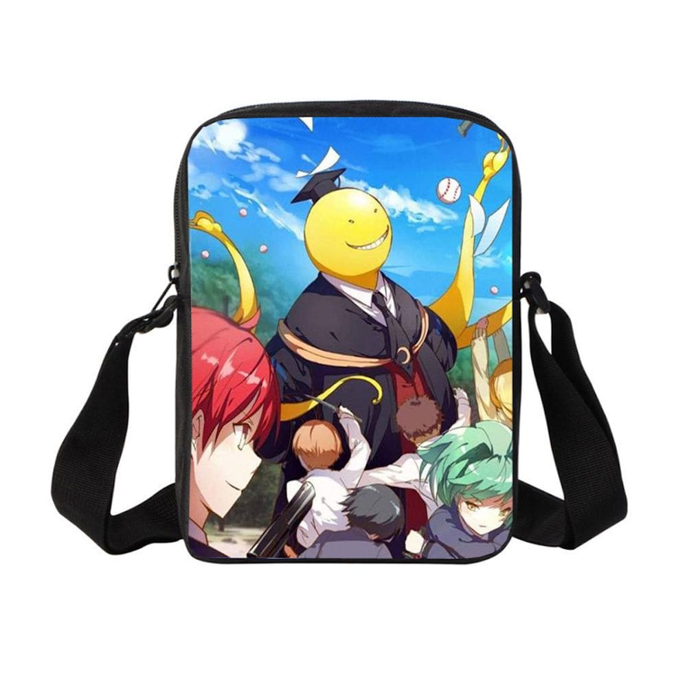 Bolsa de ombro Anime Assassinations Classroom Poliéster 17x5x23cm