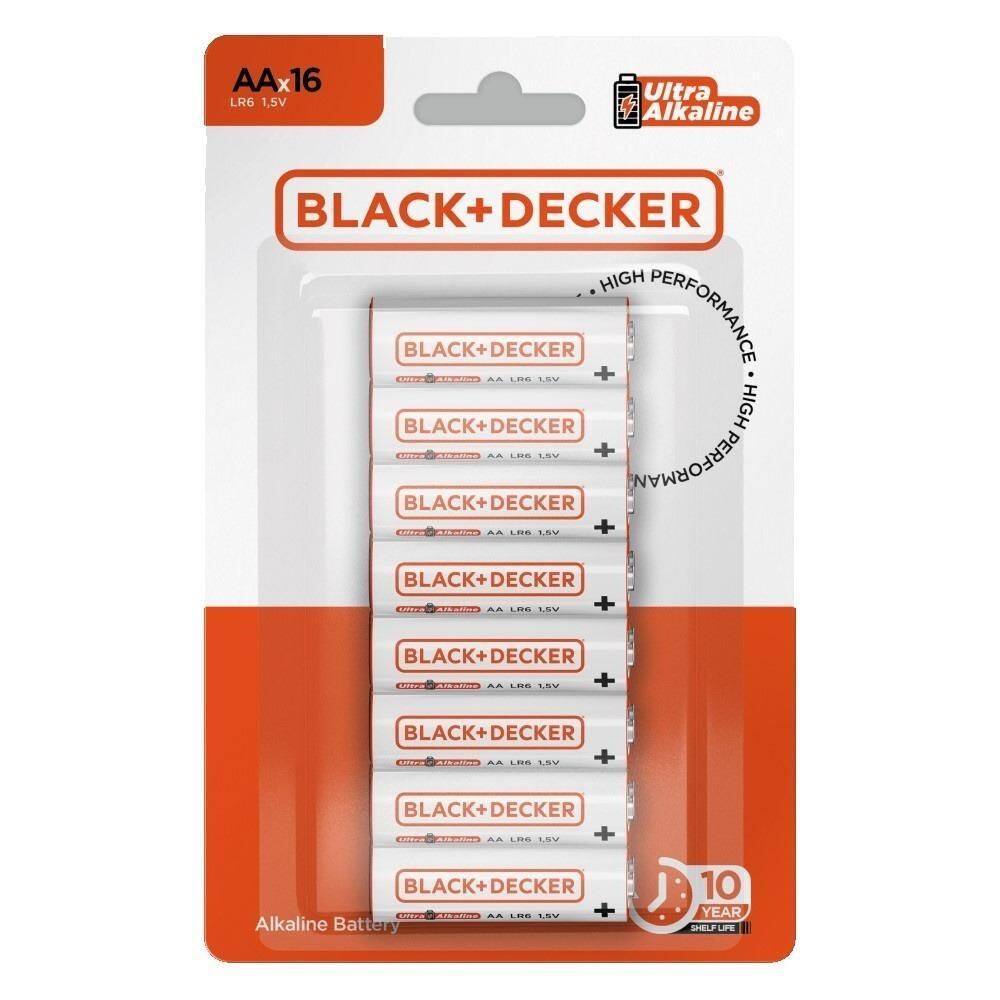 Pilha Alcalina Palito Aaa Com 16 Unidades Black Decker