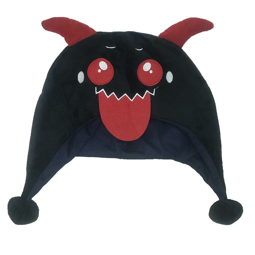 Chapéu de pelúcia Halloween Gothic Poros Cosplay Anime Adulto Preto