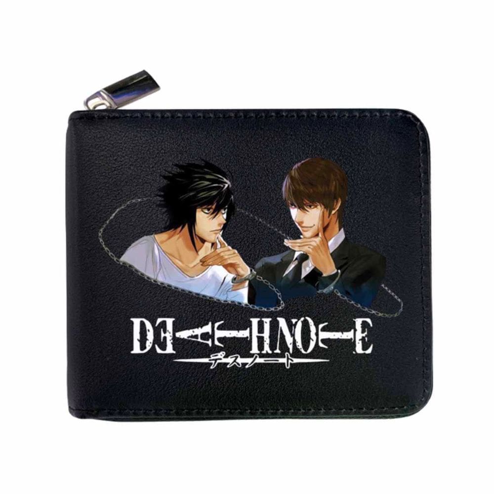 Wallet Deaths Notes Yagamis Lights Personagens de anime Slim BiF