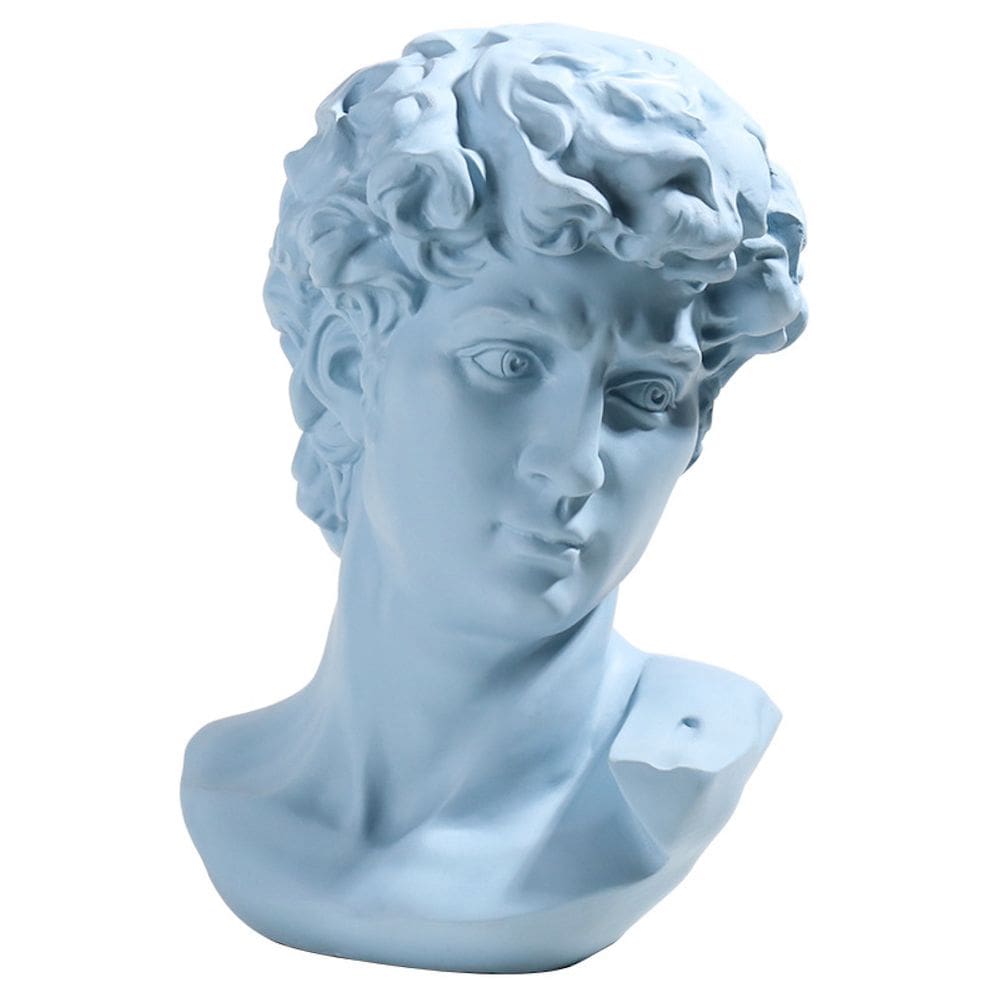 Estátua de escultura do personagem David para desktop doméstico
