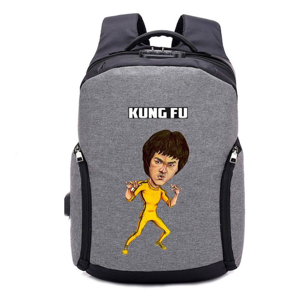 Mochila Bruces Lees Kids School Poliéster 30x13x45cm