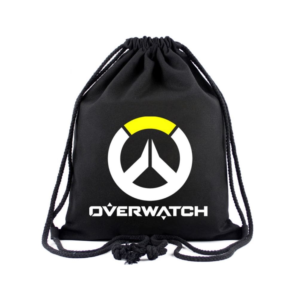 Bolsa com cordão Overwatch Anime String Swim Gym Bag 40x34cm