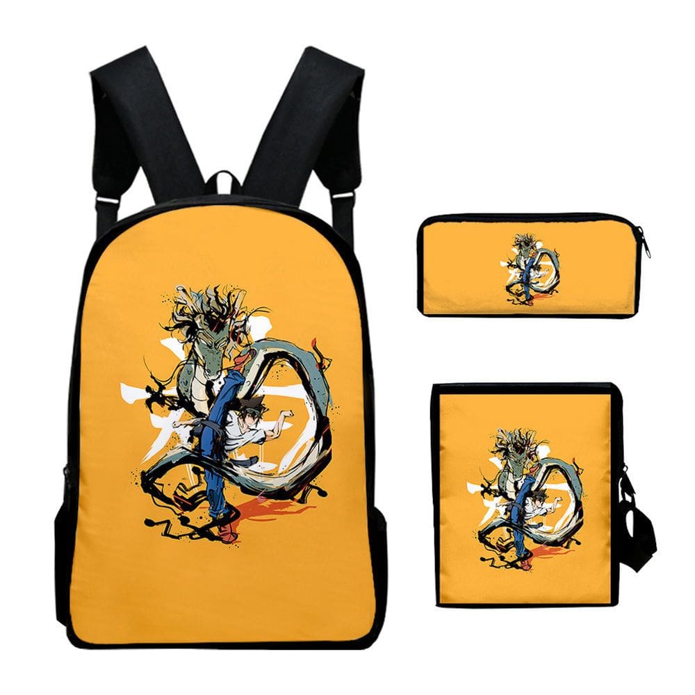 Conjunto de mochilas The God of Highschool Anime School, 3 unidades