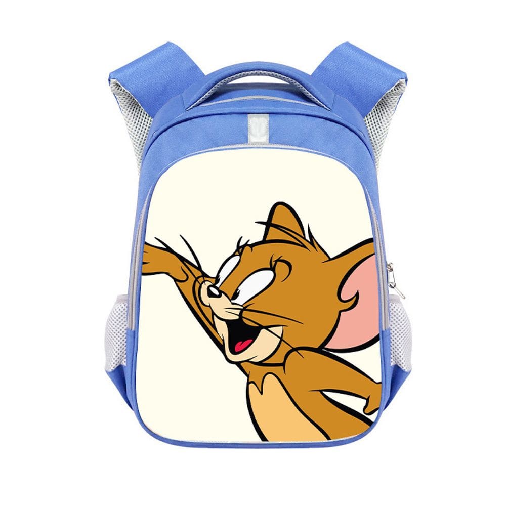 Mochila escolar Tom and Jerry Cartoon Kids Terylene 26x13x36cm