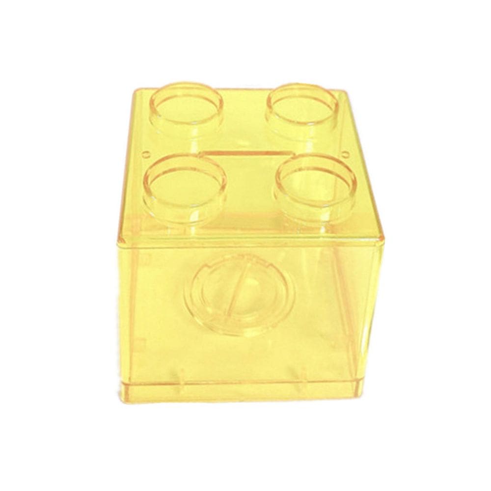 Forma de bloco de construção de cofrinho para crianças Anime Piggy Bank